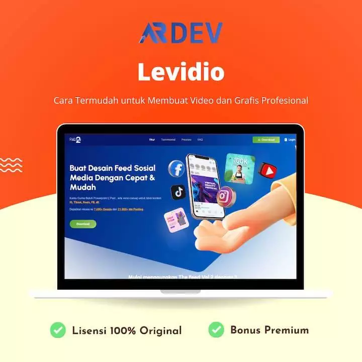 Levidio - Template Untuk Membuat Video & Grafis Profesional