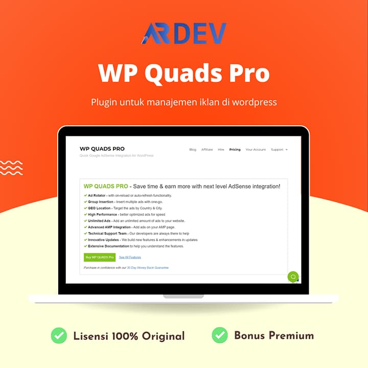 Jasa Install Plugin WP Quads Pro Jasa Install Plugin WP Quads Pro