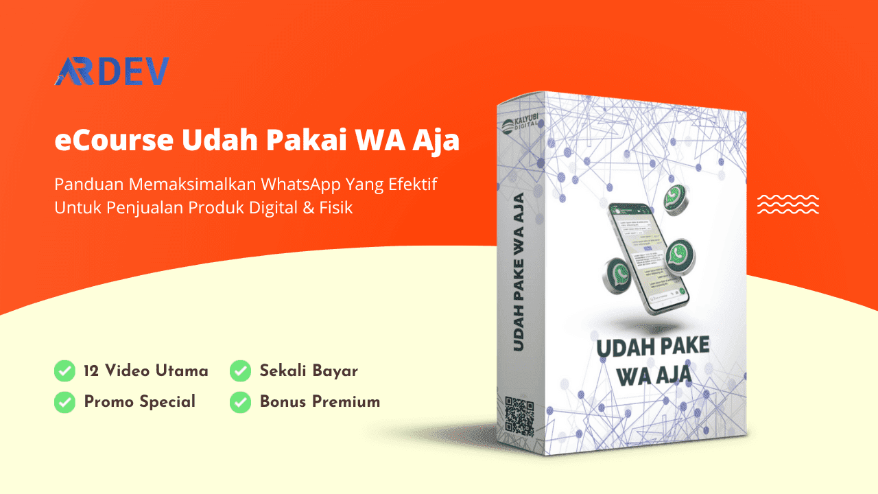eCourse Udah Pake WA aja